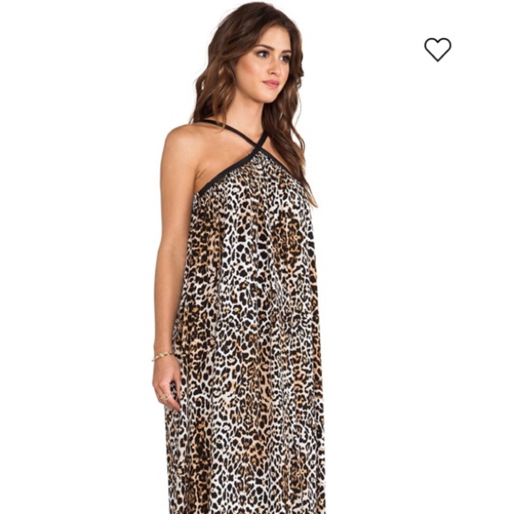 LEOPARD LONG EVENING GOWN NWOT REVOLVE Carrigan Maxi Dress (RACHEL ZOE)